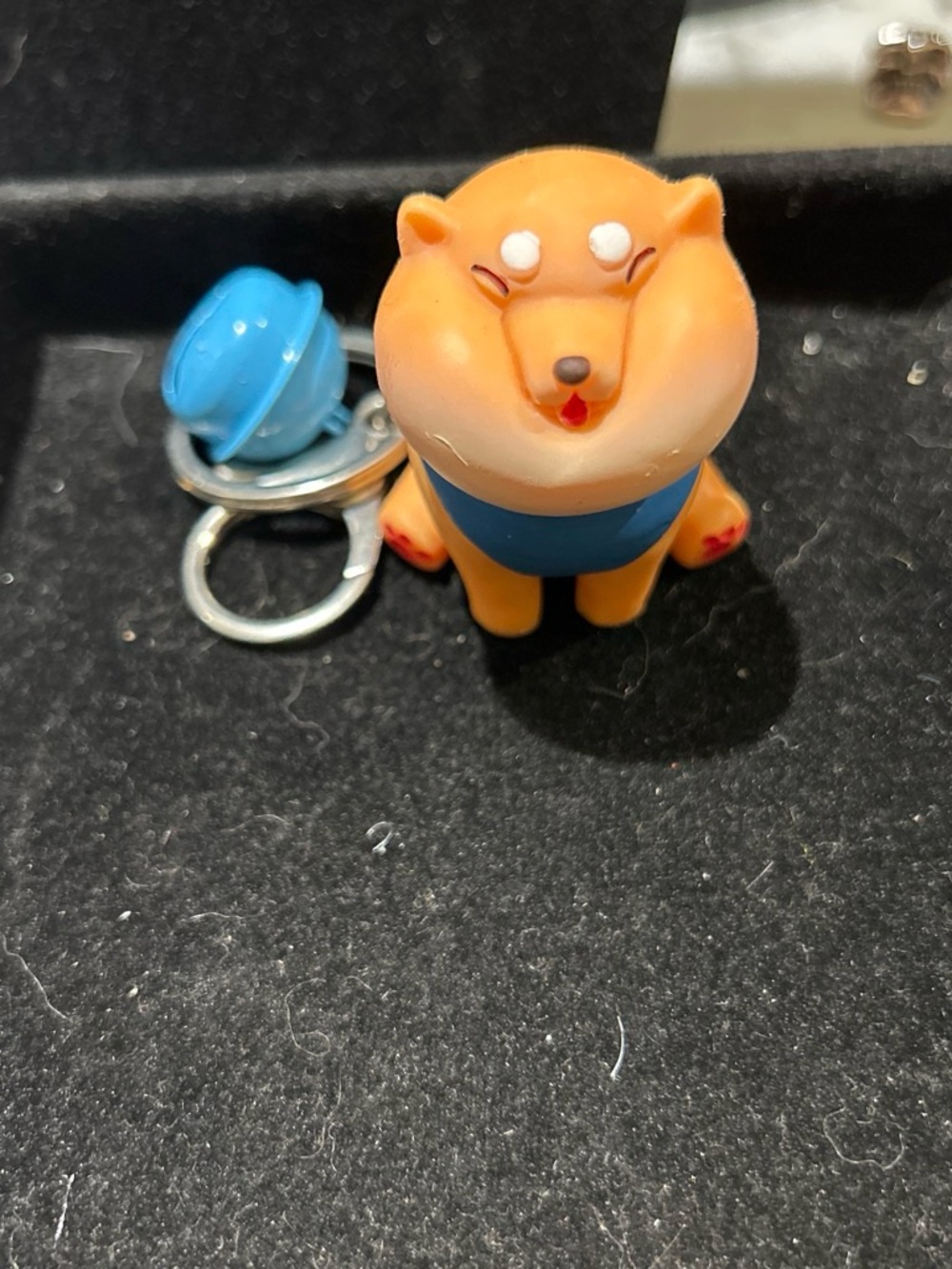 Blue and Orange Dog Keychain - Kids Toy